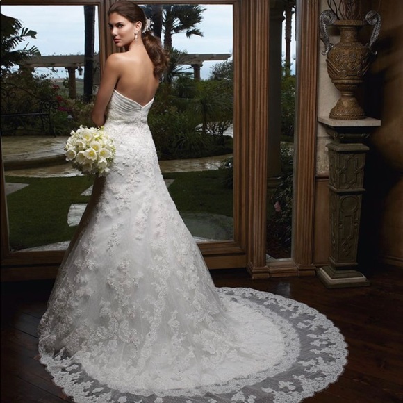 Casa Blanca Dresses & Skirts - Wedding dress and veil - size chart available